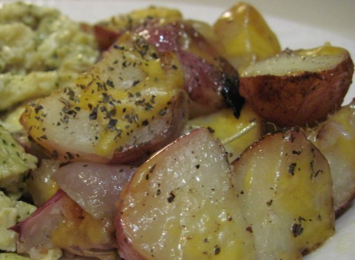 roasted cheesy potatoes